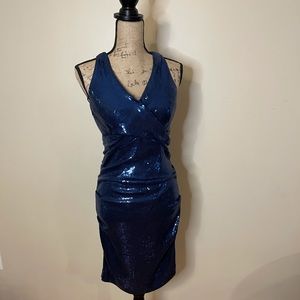 Evening dresses navy color